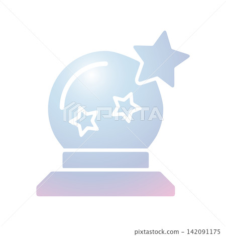 Magic Ball icon design template 142091175