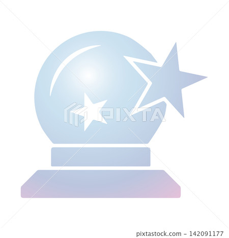 Magic Ball icon design template Magic Ball icon design template 142091177