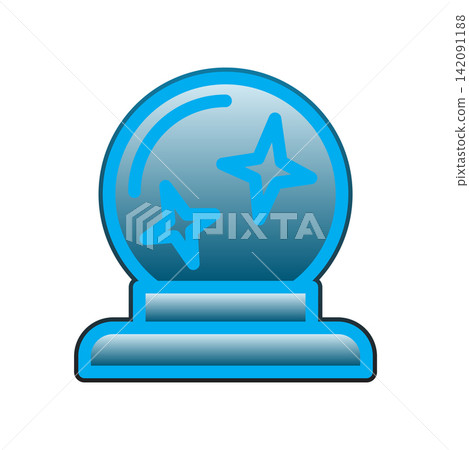 Magic Ball icon design template 142091188