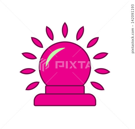 Magic Ball icon design template 142091193