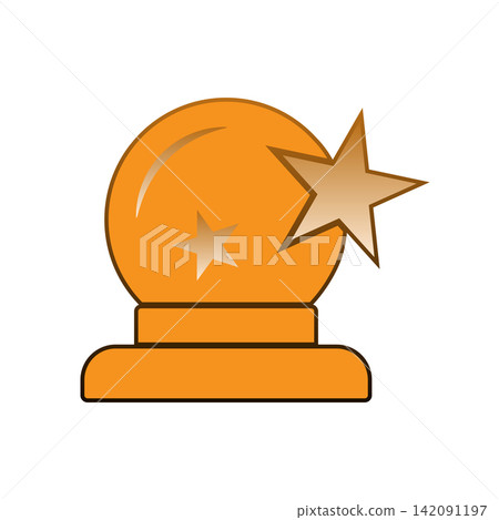 Magic Ball icon design template Magic Ball icon design template 142091197