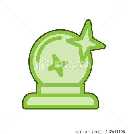 Magic Ball icon design template Magic Ball icon design template 142091198