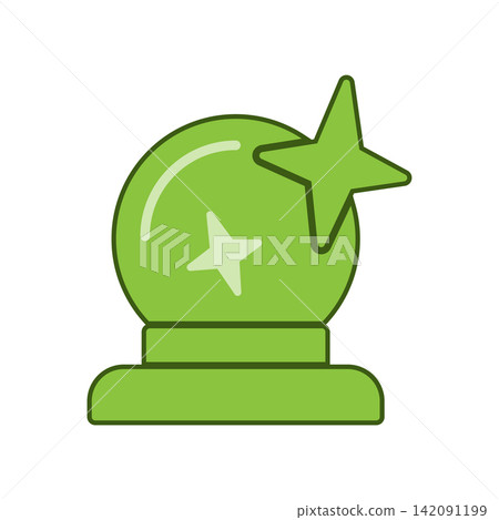 Magic Ball icon design template Magic Ball icon design template 142091199