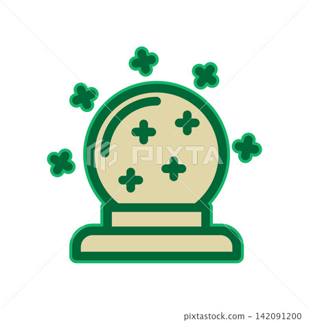 Magic Ball icon design template 142091200