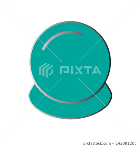 Magic Ball icon design template 142091203