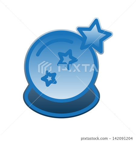 Magic Ball icon design template Magic Ball icon design template 142091204