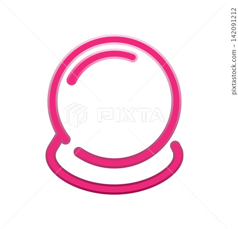 Magic Ball icon design template 142091212