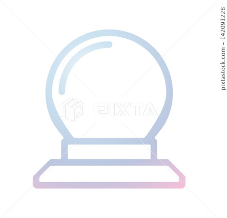 Magic Ball icon design template 142091228