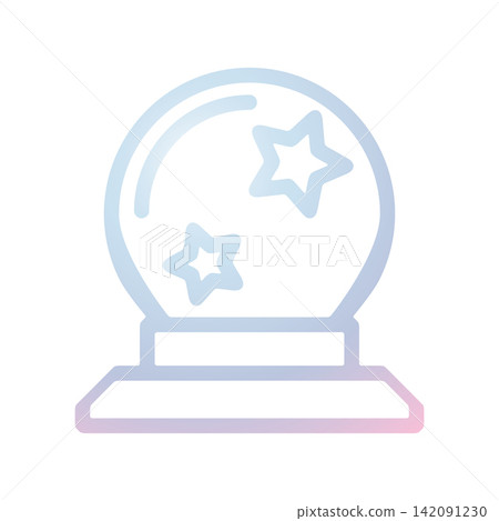 Magic Ball icon design template Magic Ball icon design template 142091230