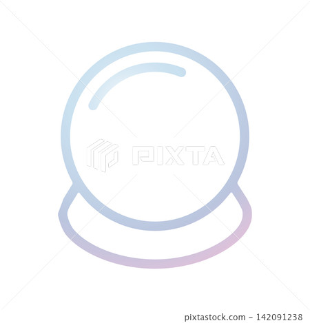 Magic Ball icon design template Magic Ball icon design template 142091238