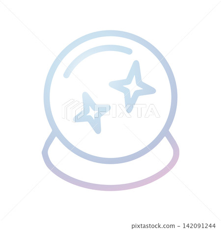 Magic Ball icon design template Magic Ball icon design template 142091244
