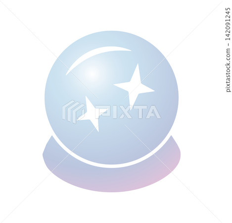 Magic Ball icon design template Magic Ball icon design template 142091245