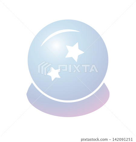 Magic Ball icon design template Magic Ball icon design template 142091251