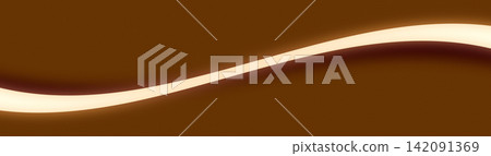 A dynamic horizontal banner featuring a glowing, sleek light streak cutting across rich brown waves. A dynamic horizontal banner featuring a glowing, sleek light streak cutting across rich brown waves. 142091369