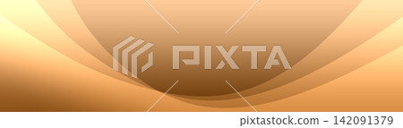 A smooth horizontal banner featuring glowing layered curved gradients in soft beige and brown tones. A smooth horizontal banner featuring glowing layered curved gradients in soft beige and brown tones. 142091379