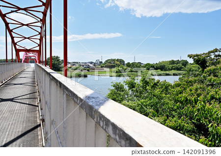岩槻散步:大野島渡槽橋、本荒川、大野島、岩槻區/飯塚 岩槻散步:大野島渡槽橋、本荒川、大野島、岩槻區/飯塚 142091396
