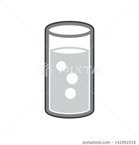 Glass water icon design template 142092018