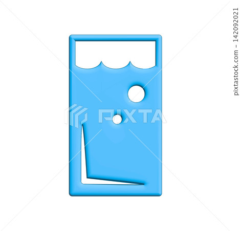Glass water icon design template Glass water icon design template 142092021