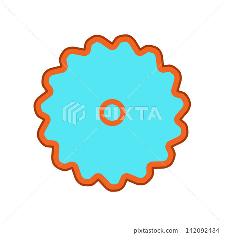 Saw icon design template 142092484