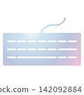 Keyboard icon design template 142092884