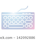 Keyboard icon design template 142092886
