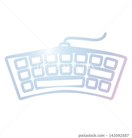 Keyboard icon design template Keyboard icon design template 142092887