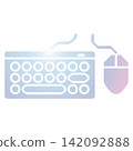 Keyboard icon design template 142092888