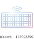 Keyboard icon design template 142092890