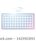 Keyboard icon design template 142092891