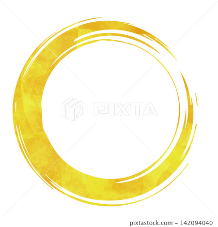 Japanese-style circle, Japanese materials, gold Japanese-style circle, Japanese materials, gold 142094040