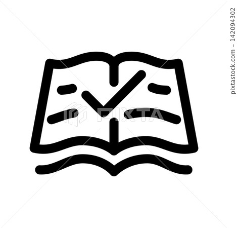 Book icon design template Book icon design template 142094302