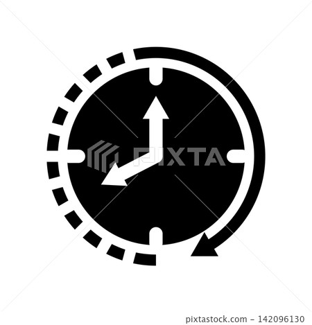 Clock icon design template Clock icon design template 142096130