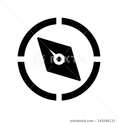 Compass icon design template 142096131