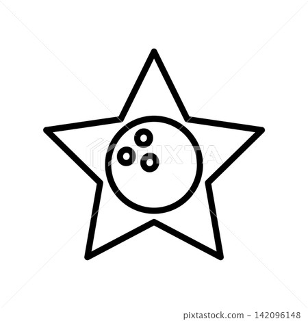 Bowling icon design template Bowling icon design template 142096148