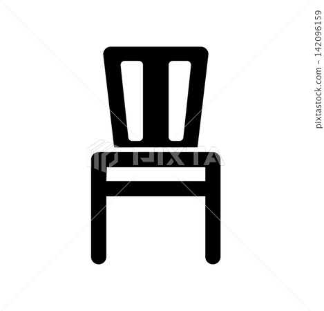 Chair icon design template Chair icon design template 142096159