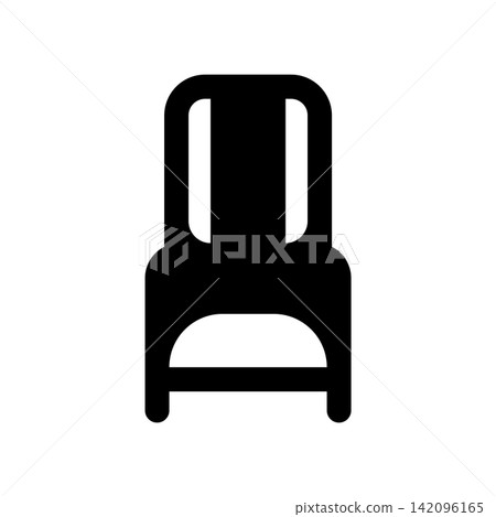 Chair icon design template Chair icon design template 142096165