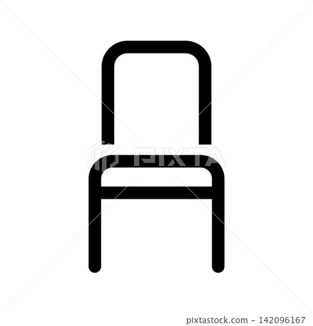 Chair icon design template 142096167