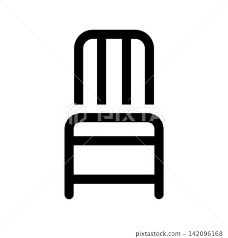 Chair icon design template 142096168