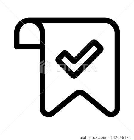 Bookmark icon design template Bookmark icon design template 142096183