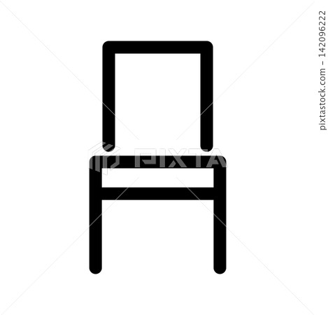 Chair icon design template Chair icon design template 142096222