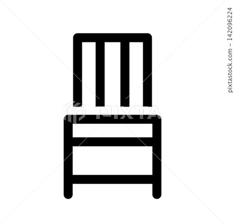 Chair icon design template Chair icon design template 142096224