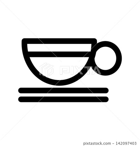 Cup icon design template Cup icon design template 142097403