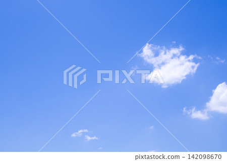 beautiful blue sky with clouds background beautiful blue sky with clouds background 142098670