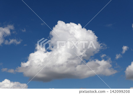 blue sky and white clouds blue sky and white clouds 142099208