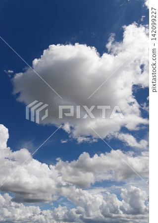 blue sky and white clouds blue sky and white clouds 142099227