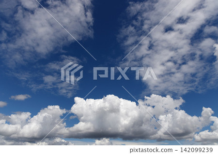 blue sky and white clouds blue sky and white clouds 142099239