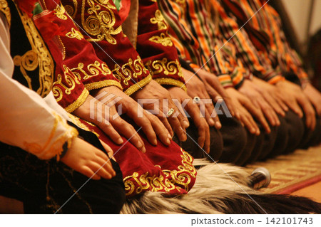 Men in folkloric clothes in Konya Aksehir Men in folkloric clothes in Konya Aksehir 142101743