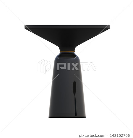 coffee table isolated on transparent background, 3D illustration, cg render coffee table isolated on transparent background, 3D illustration, cg render 142102706
