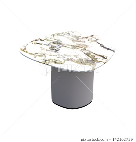 coffee table isolated on transparent background, 3D illustration, cg render coffee table isolated on transparent background, 3D illustration, cg render 142102739
