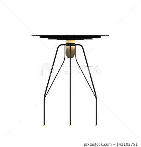 coffee table isolated on transparent background, 3D illustration, cg render coffee table isolated on transparent background, 3D illustration, cg render 142102751